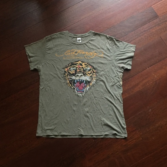 ed hardy shirt tiger